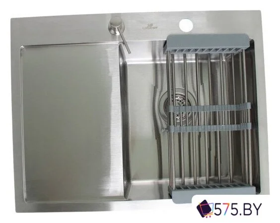 Кухонная мойка Wisent WS-36550-R/GER013 (с сифоном, дозатором и коландером) в магазине 575.by