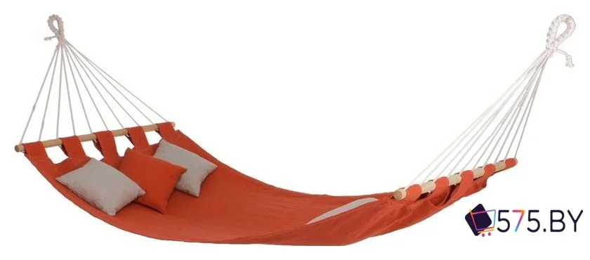 Дачный гамак Гамак-Бай с брусками морковный [SB392DP] в магазине 575.by