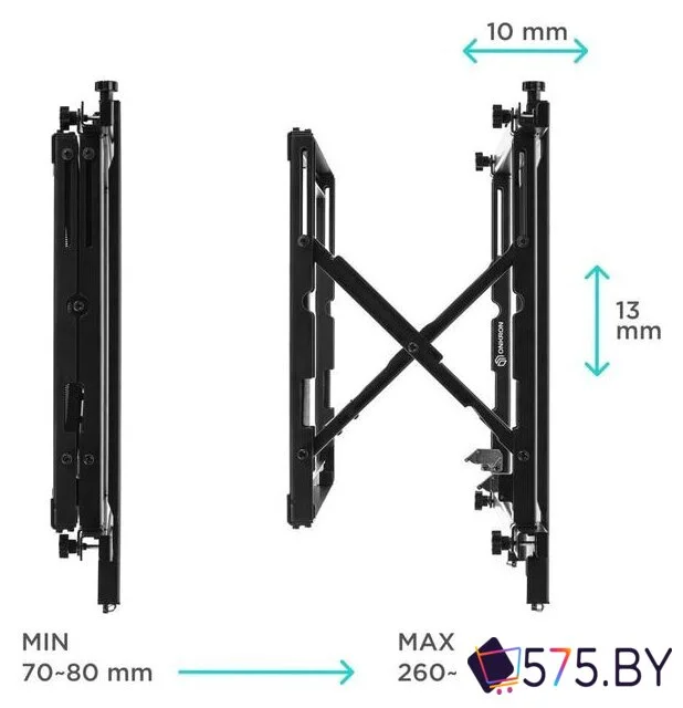 Кронштейн для информационной панели Onkron PRO7M (черный) в магазине 575.by