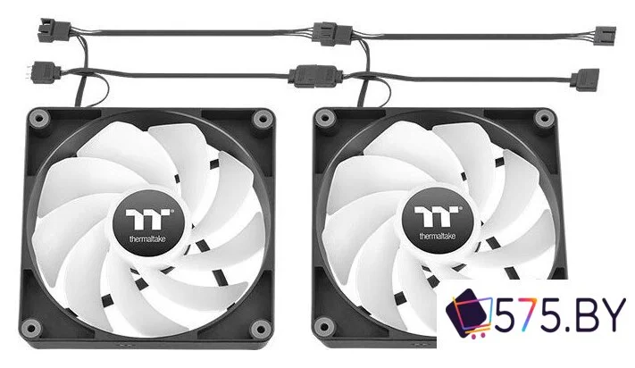 Комплект вентиляторов для корпуса Thermaltake CT140 Sync Reverse ARGB 2-Fan Pack CL-F174-PL14SW-A в магазине 575.by