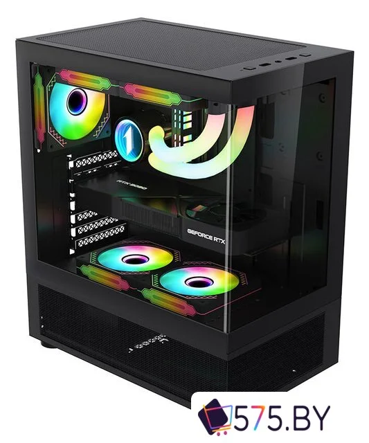 Корпус 1stPlayer MIKU Mi7-A (черный) в магазине 575.by