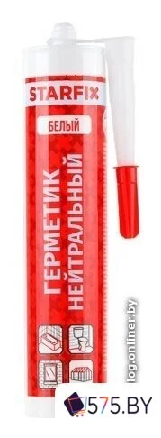 Герметик Starfix SM-63053-1 300 мл (белый) в магазине 575.by