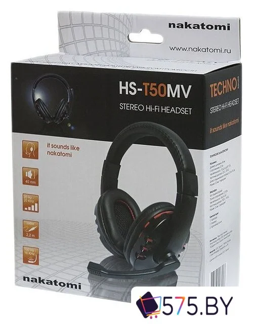 Наушники Nakatomi HS-T50MV в магазине 575.by