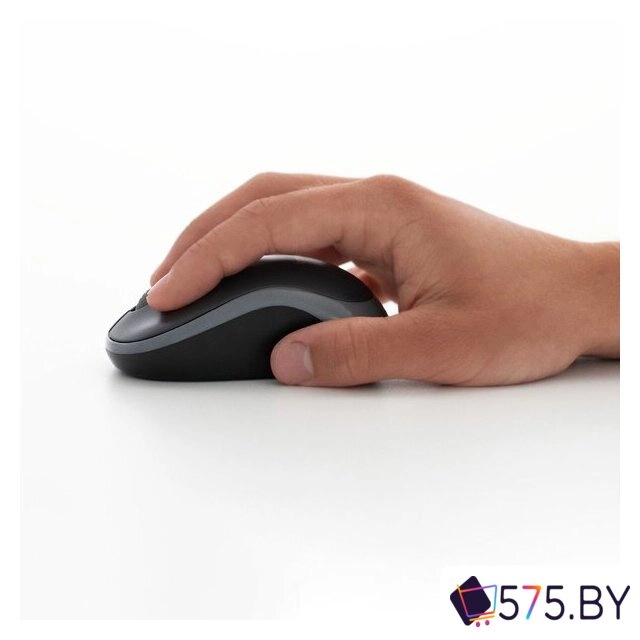 Мышь Logitech M185 (черный/синий) в магазине 575.by