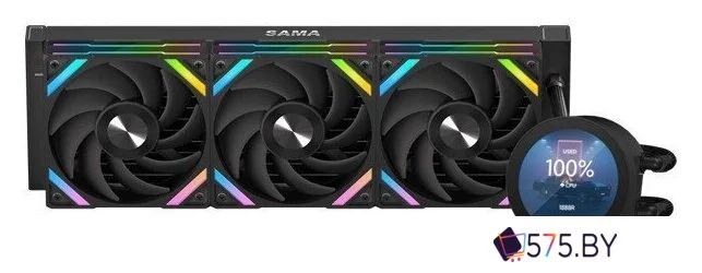 Система жидкостного охлаждения для процессора Sama Q70 360 (черный) в магазине 575.by