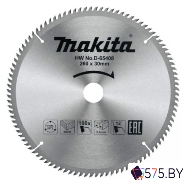 Пильный диск Makita D-65408 в магазине 575.by