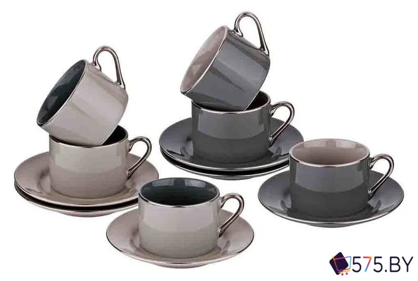 Набор чашек Lefard 86-2279 (серый) в магазине 575.by
