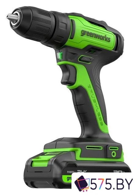 Дрель-шуруповерт Greenworks GD24DD35K2 3704007CUA (с 1-м АКБ) в магазине 575.by