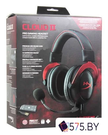 Наушники HyperX Cloud II (красный) в магазине 575.by