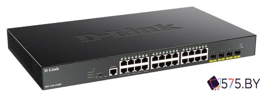 Управляемый коммутатор 2-го уровня D-Link DGS-1250-28XMP/A1A в магазине 575.by
