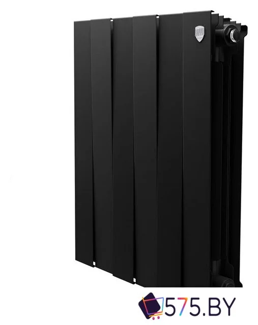 Биметаллический радиатор Royal Thermo PianoForte 500 Черный - 6 секций в магазине 575.by