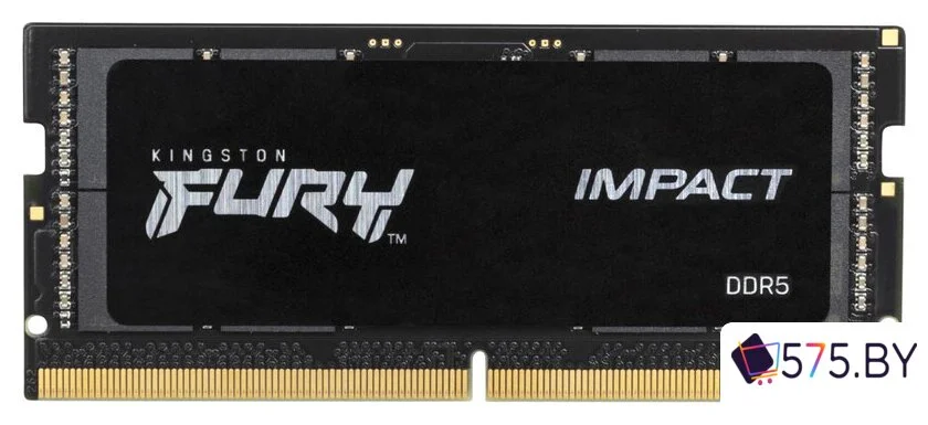 Оперативная память Kingston FURY Impact 16ГБ DDR5 SODIMM 6400 МГц KF564S38IB-16 в магазине 575.by