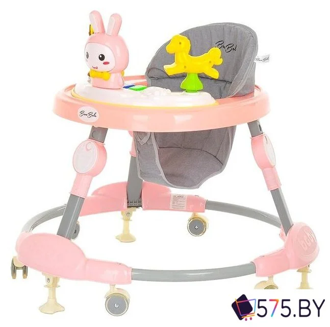 Ходунки BamBola Зайчик 630 (розовый) в магазине 575.by