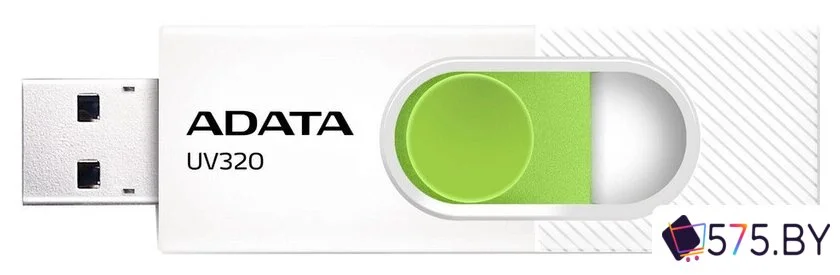 USB Flash ADATA UV320 512GB (белый/зеленый) в магазине 575.by