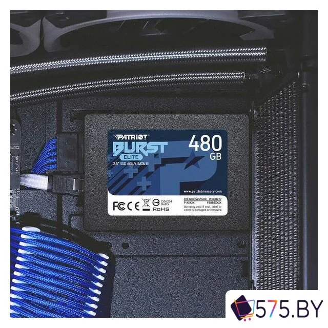 SSD Patriot Burst Elite 480GB PBE480GS25SSDR в магазине 575.by