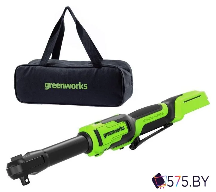 Гайковерт Greenworks GD24RWX 3804207 (без АКБ, сумка) в магазине 575.by