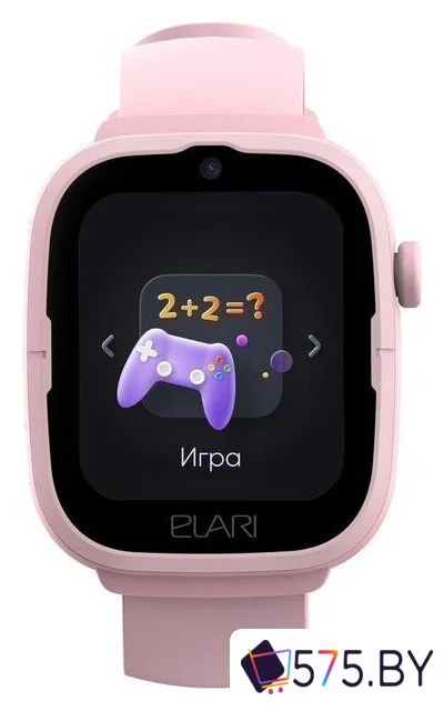 Детские умные часы Elari KidPhone 4G Go (розовый) в магазине 575.by