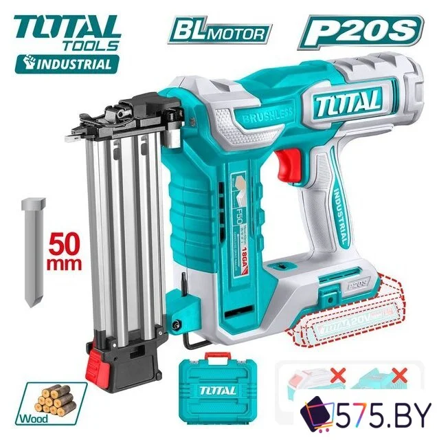 Гвоздезабиватель Total TCBNLI5005 (без АКБ, кейс) в магазине 575.by