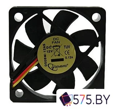 Комплект вентиляторов для корпуса Gembird D50BM-12AS в магазине 575.by