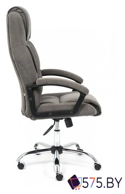 Офисное кресло TetChair Bergamo флок (хром/серый 29) в магазине 575.by