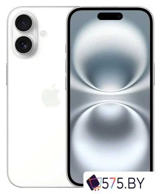 Телефон Apple iPhone 16 128GB (белый) в магазине 575.by