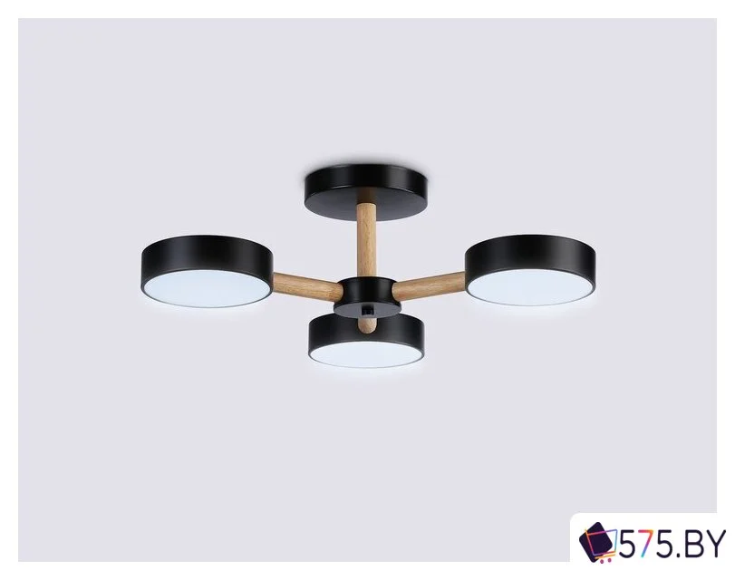 Припотолочная люстра Ambrella light FL4823/3 BK в магазине 575.by