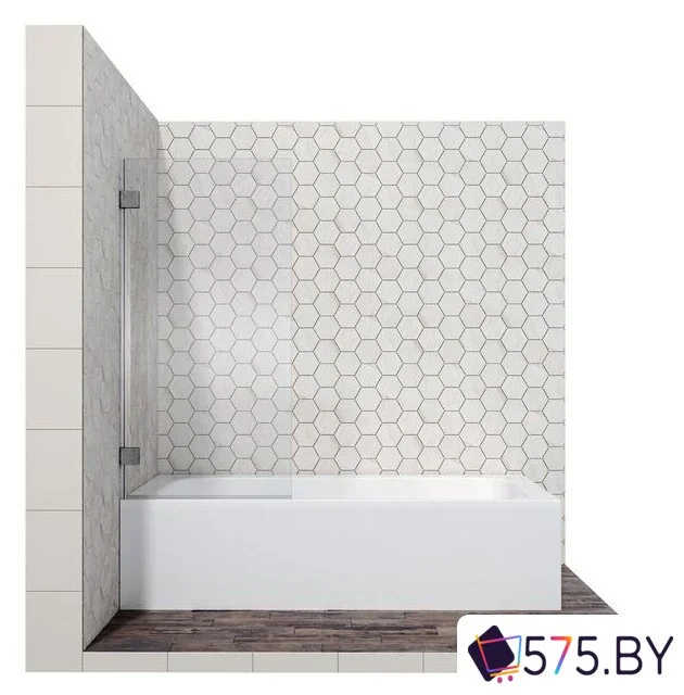 Стеклянная шторка для ванны Ambassador Bath Screens 16041101 70 в магазине 575.by