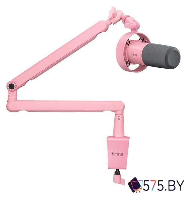 Проводной микрофон FIFINE T688 (розовый) в магазине 575.by