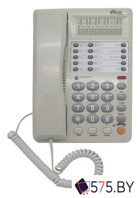 Проводной телефон Ritmix RT-495 (белый) в магазине 575.by
