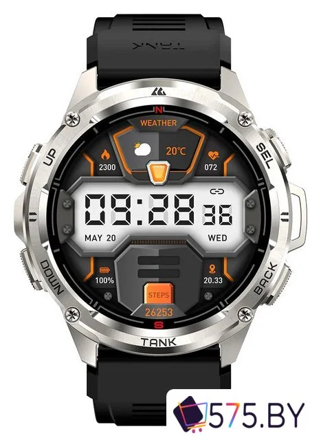 Умные часы Kospet Tank T3 Ultra (серебристый) в магазине 575.by