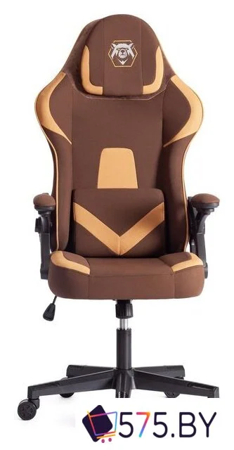 Игровое (геймерское) кресло TetChair iBear ткань (коричнево-бежевый) в магазине 575.by