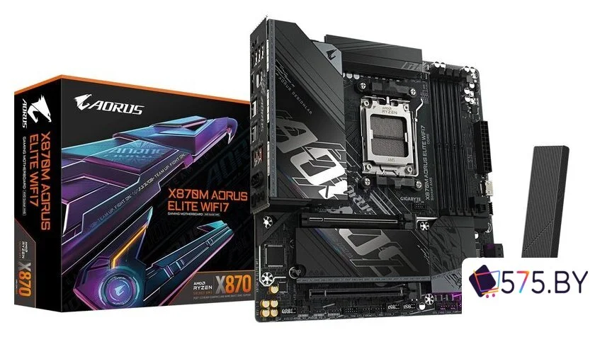 Материнская плата Gigabyte X870M Aorus Elite WiFi7 в магазине 575.by