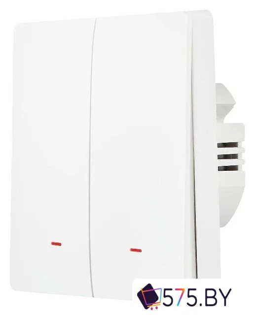 Выключатель Hommyn zigbee 2 клавиши SWZBNN02W (без нейтрали) в магазине 575.by