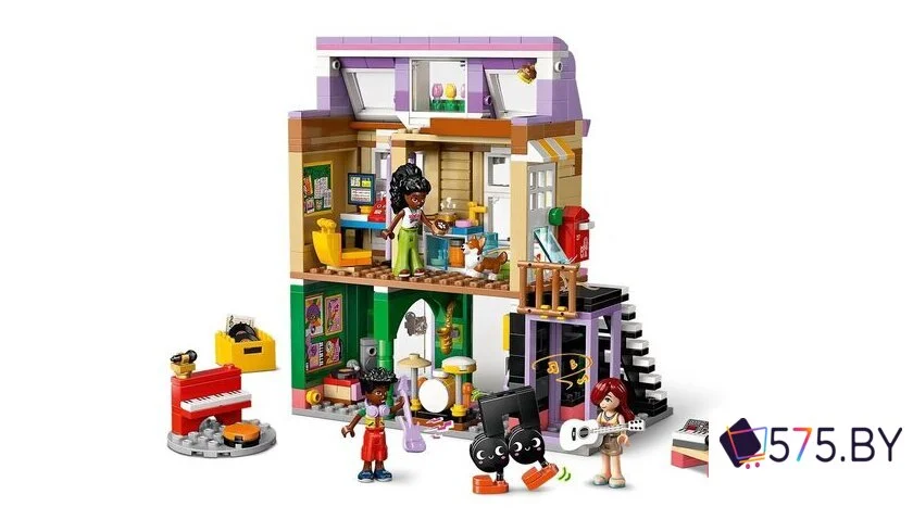 Конструктор LEGO Friends Музыкальный магазин и квартира 42653 в магазине 575.by