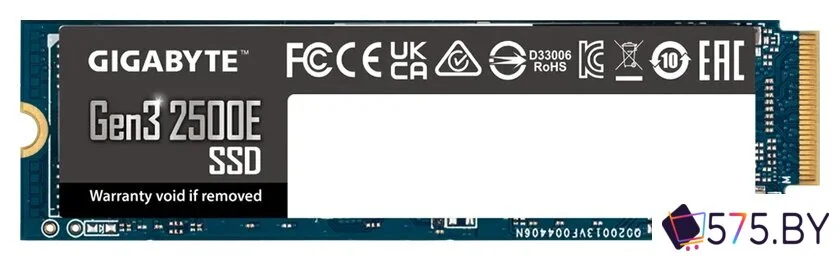 SSD Gigabyte Gen3 2500E 500GB G325E500G в магазине 575.by