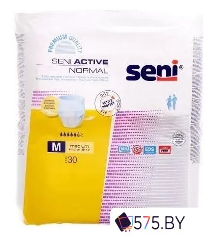 Трусы-подгузники для взрослых Seni Active Normal M (30 шт) в магазине 575.by