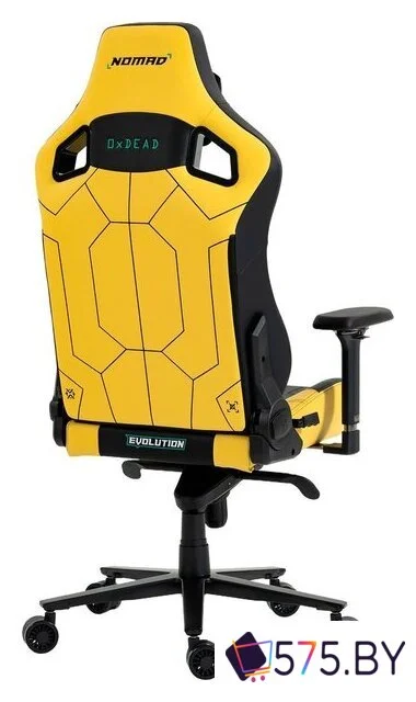 Игровое (геймерское) кресло Evolution Nomad PRO Cyberpunk Core (черный/желтый) в магазине 575.by