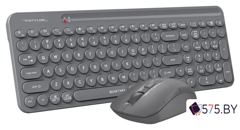 Офисный набор A4Tech Fstyler FG3300 Air2 (серый) в магазине 575.by