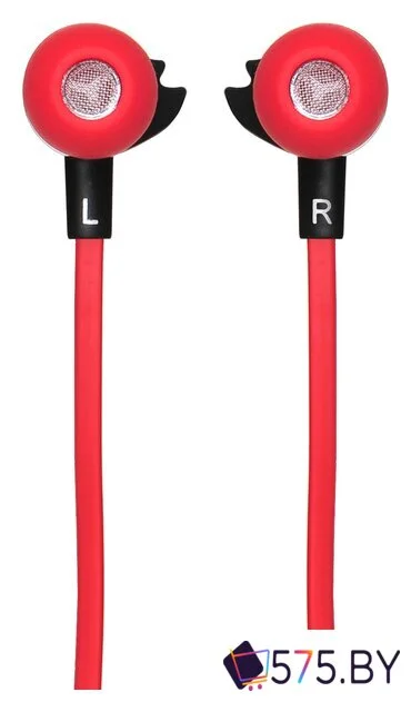 Наушники Оклик HS-S-210 (красный) в магазине 575.by