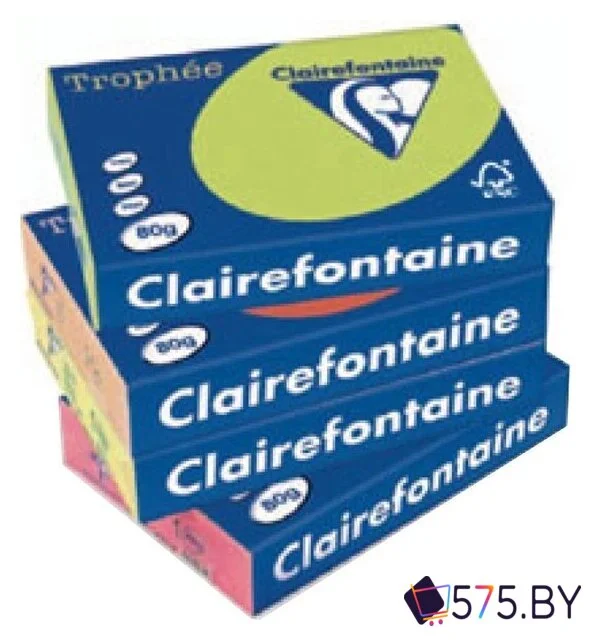 Офисная бумага Clairefontaine Trophee пастель A4 80 г/кв.м 500 л (светло-зеленый) в магазине 575.by