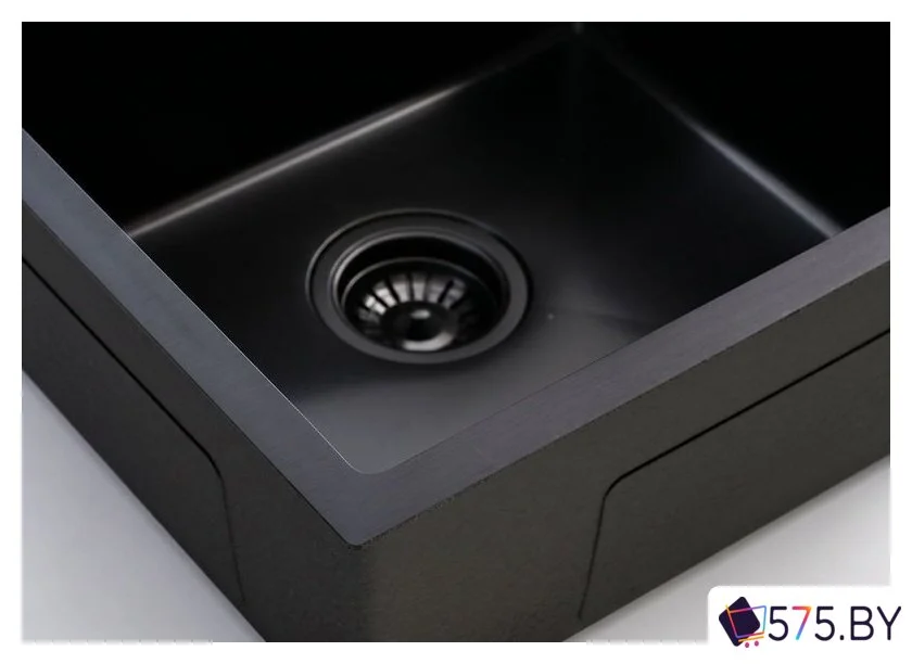 Кухонная мойка Blantek LS-5050STB Stone texture black в магазине 575.by