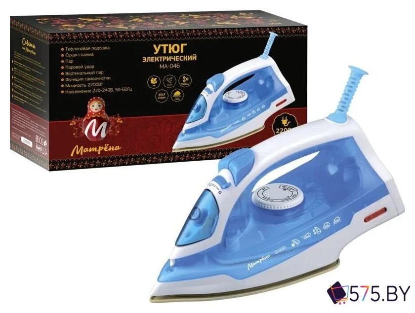 Утюг Матрена MA-046 (голубой) в магазине 575.by