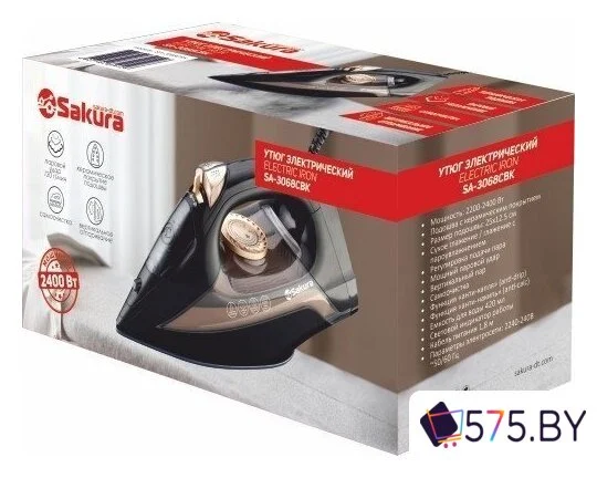 Утюг Sakura SA-3068CBK в магазине 575.by