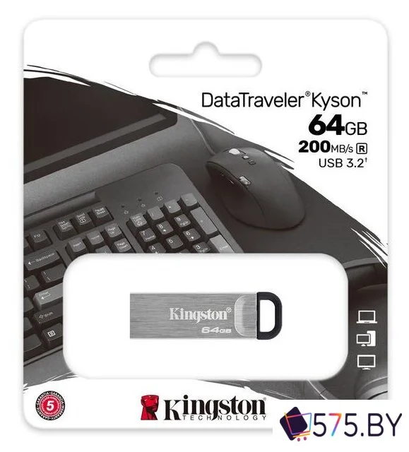 USB Flash Kingston Kyson 64GB в магазине 575.by