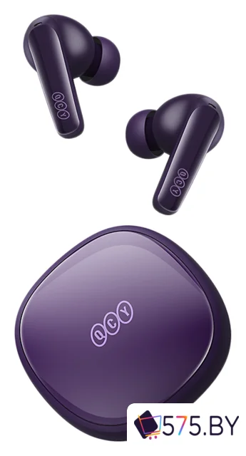 Наушники QCY T13X (фиолетовый) в магазине 575.by