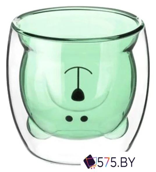 Стакан Perfecto Linea Bear 30-125003 (зеленый) в магазине 575.by