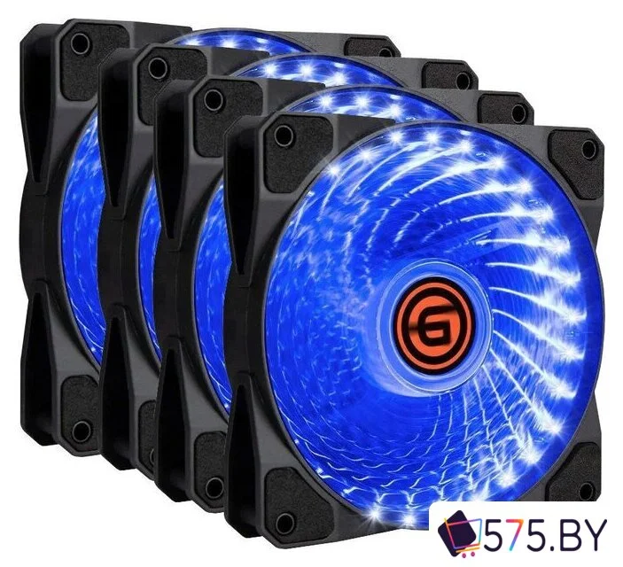 Комплект вентиляторов для корпуса Ginzzu 12LB33 (4 шт.) в магазине 575.by
