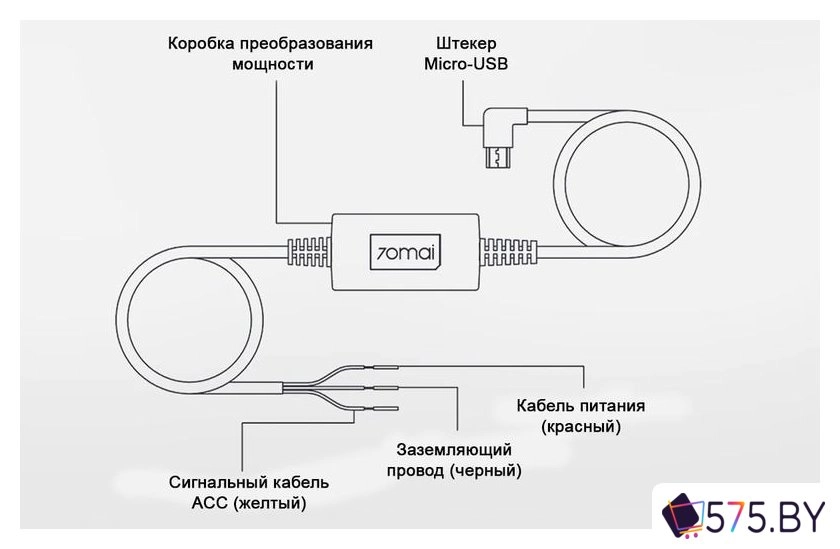 Кабель 70mai Hardware Kit UP03 в магазине 575.by