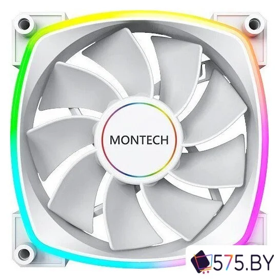Вентилятор для корпуса Montech RX140 PWM Reverse (белый) в магазине 575.by