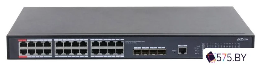 Управляемый коммутатор уровня 2+ Dahua DH-S5428-24GT4XF-360 в магазине 575.by